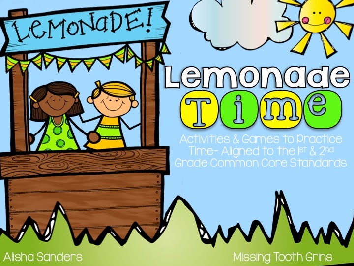 http://www.teacherspayteachers.com/Product/Lemonade-Time-Activities-to-Practice-Time-1223636
