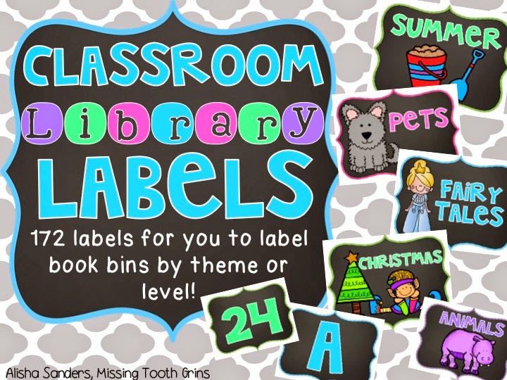 http://www.teacherspayteachers.com/Product/Classroom-Library-Labels-Chalkboard-1347740