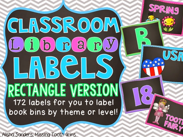 http://www.teacherspayteachers.com/Product/Classroom-Library-Labels-Rectangle-Chalkboard-1348802