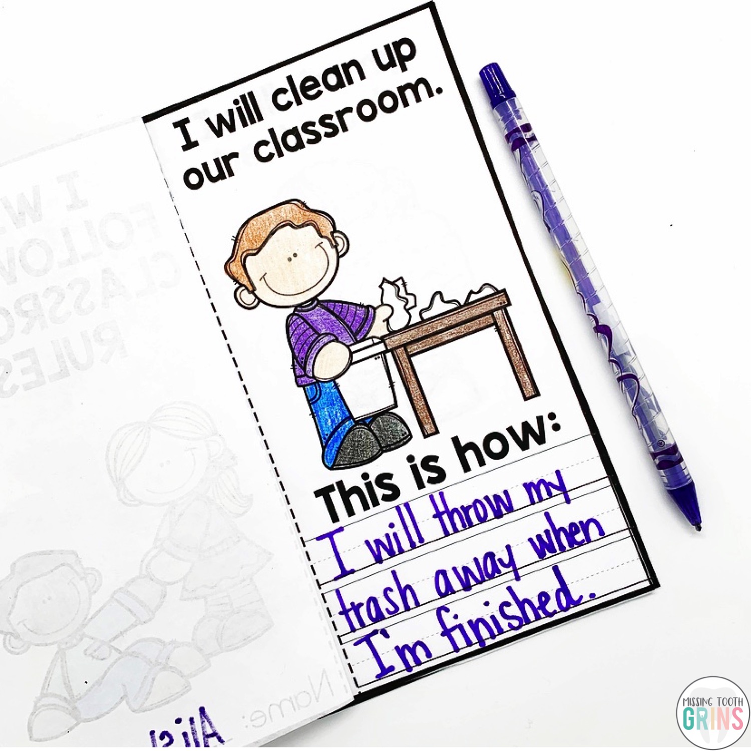 The First Week Of First Grade Plans - Missing Tooth Grins