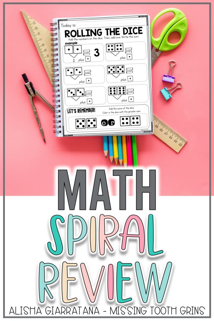 These first grade spiral math review journals are an important component in the first grade classroom. First graders learn, practice, and review the math content and CCSS throughout the year. Spiral Math Review Journals are perfect for daily math warm-ups, math centers, morning work, early finishers, and math share time. 