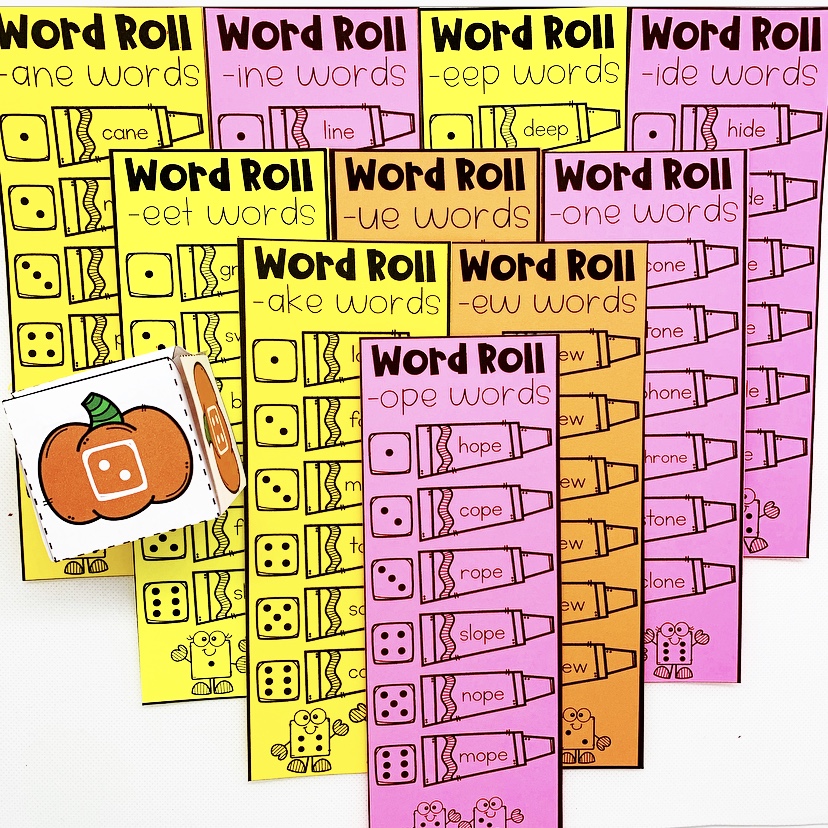 This word work station is perfect for first and second grade. These hands on activities are a great addition to literacy centers, daily five, and guided reading. This center is differentiated to meet the needs of your students in phonics skills and sight words. They are fun and engaging for all learners.