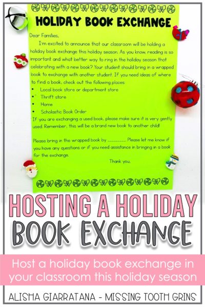 Host a holiday book exchange in your classroom with these easy tips and tricks. Students in kindergarten, first grade, or second grade will love this activity during the Christmas season and will get a new book when they exchange with a friend. Read the Night Before Christmas to make it more fun! Get a free letter to send home to families and parents on this post!