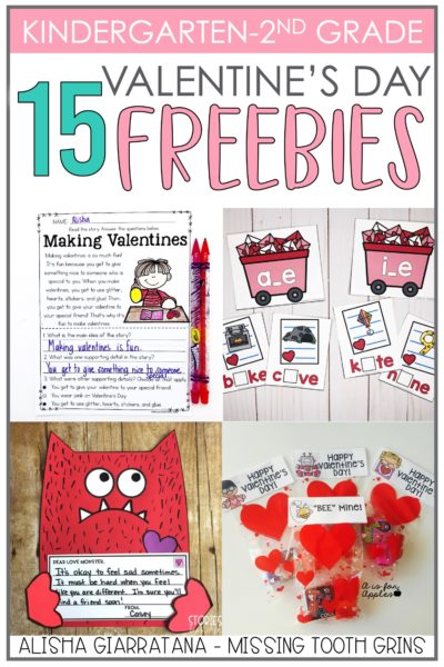 These Valentine's Day free activities for Kindergarten, first grade, and second grade are the perfect addition for your class this season! They include phonics, math, and reading ideas, as well as games to implement in your classroom!