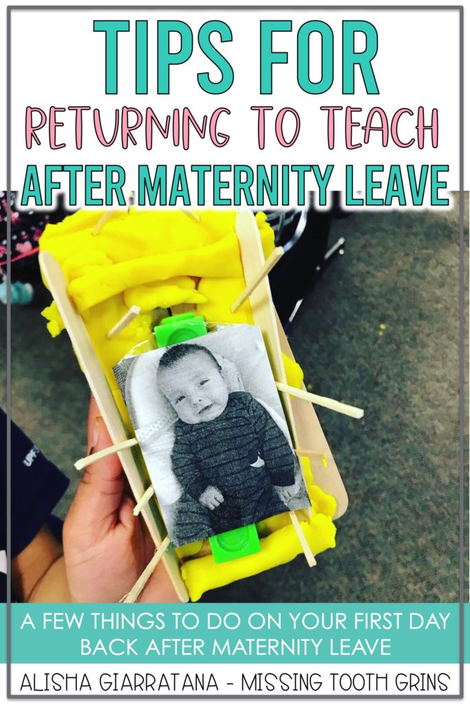 The first day teaching after maternity leave can be tough. Use these easy, fun activities to ease back into teaching and enjoy time with your students.