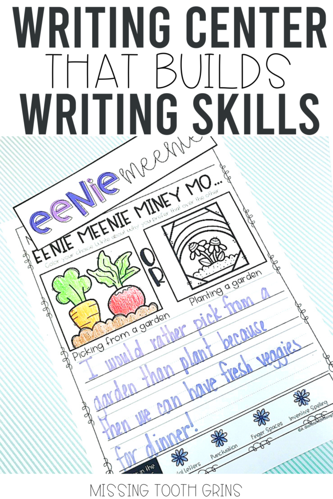 Use this writing center to build confidence in your students. Using this writing center builds their writing skills and it's aligned to the Common Core State Standards. 