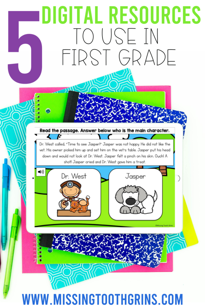boom cards for first grade