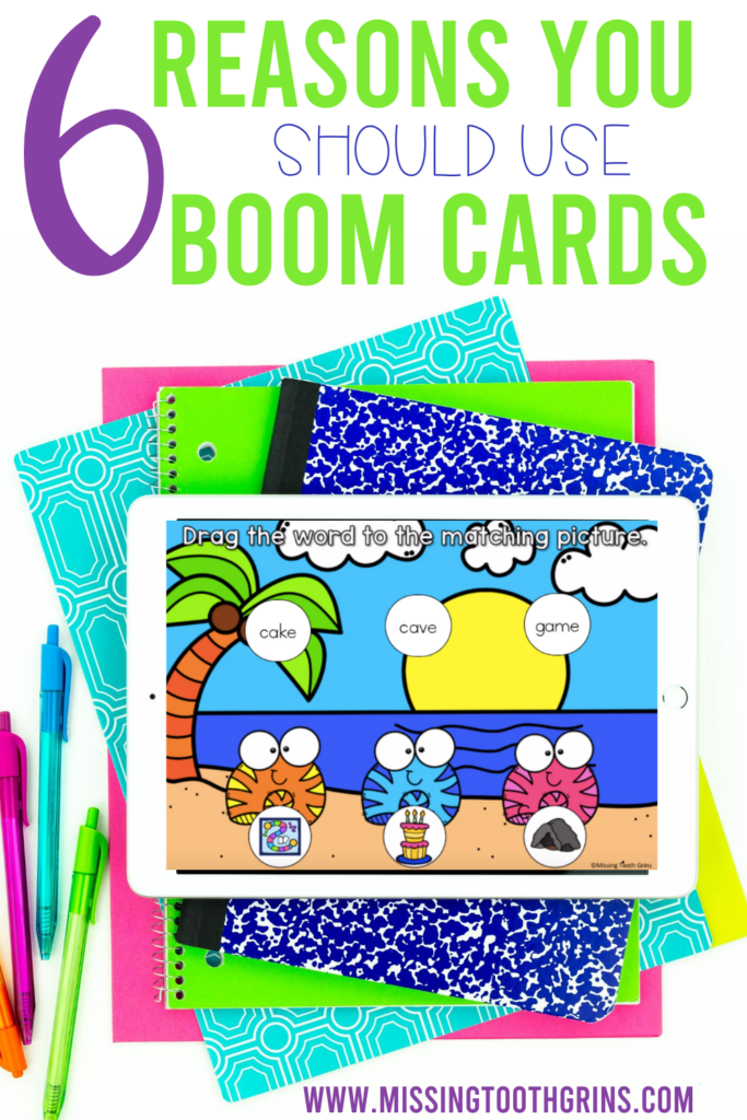 Here are 6 reasons you should be using Boom Cards in your classroom. 