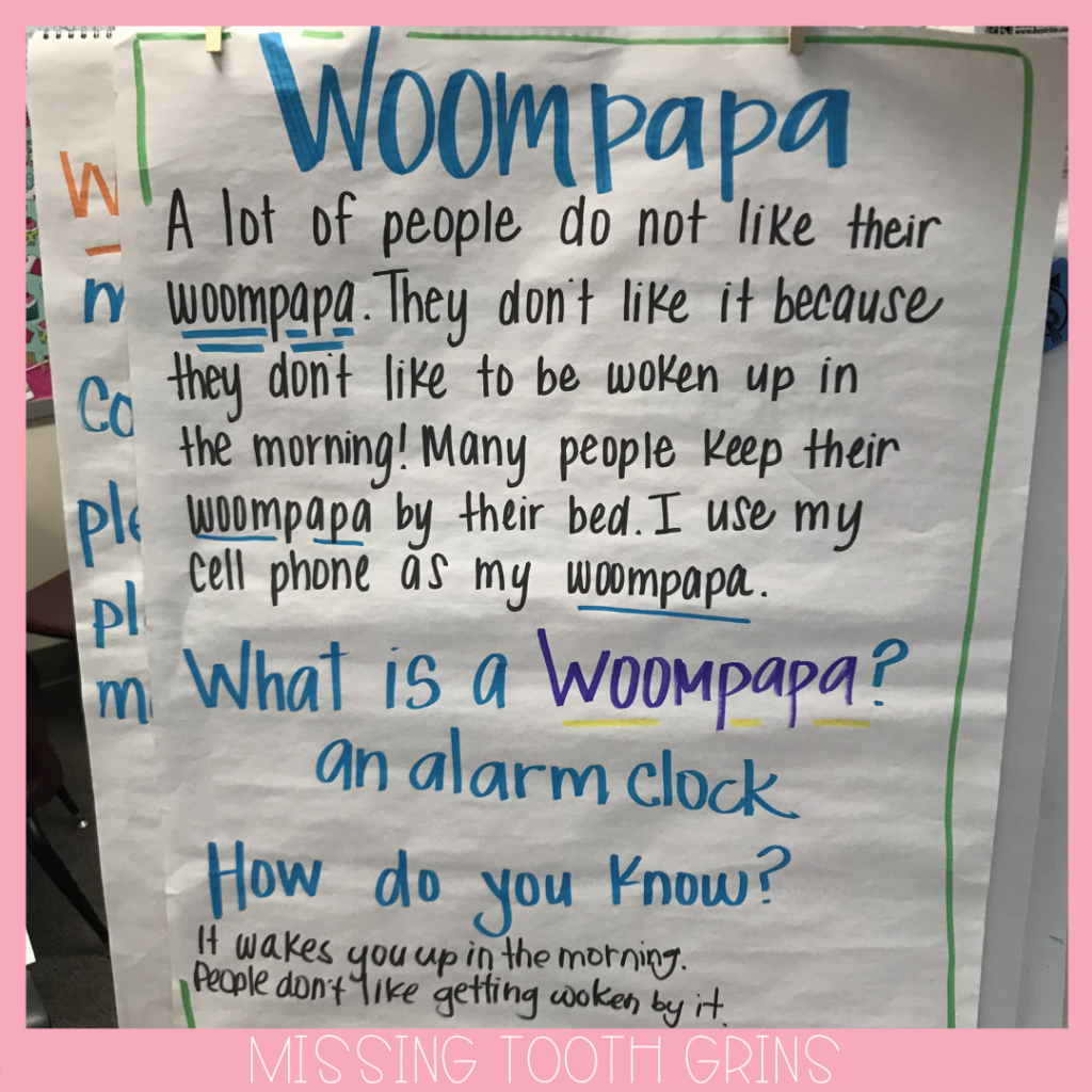 teaching context clues with nonsense words