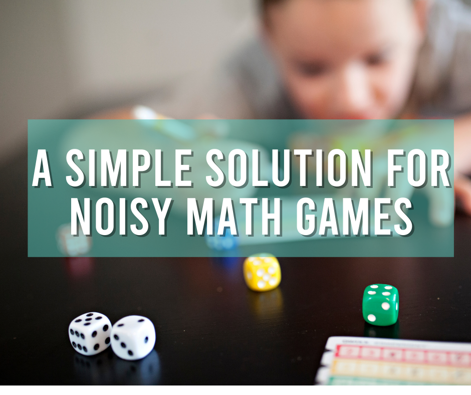 Is your class noisy during math games? Then use these independent math games! 