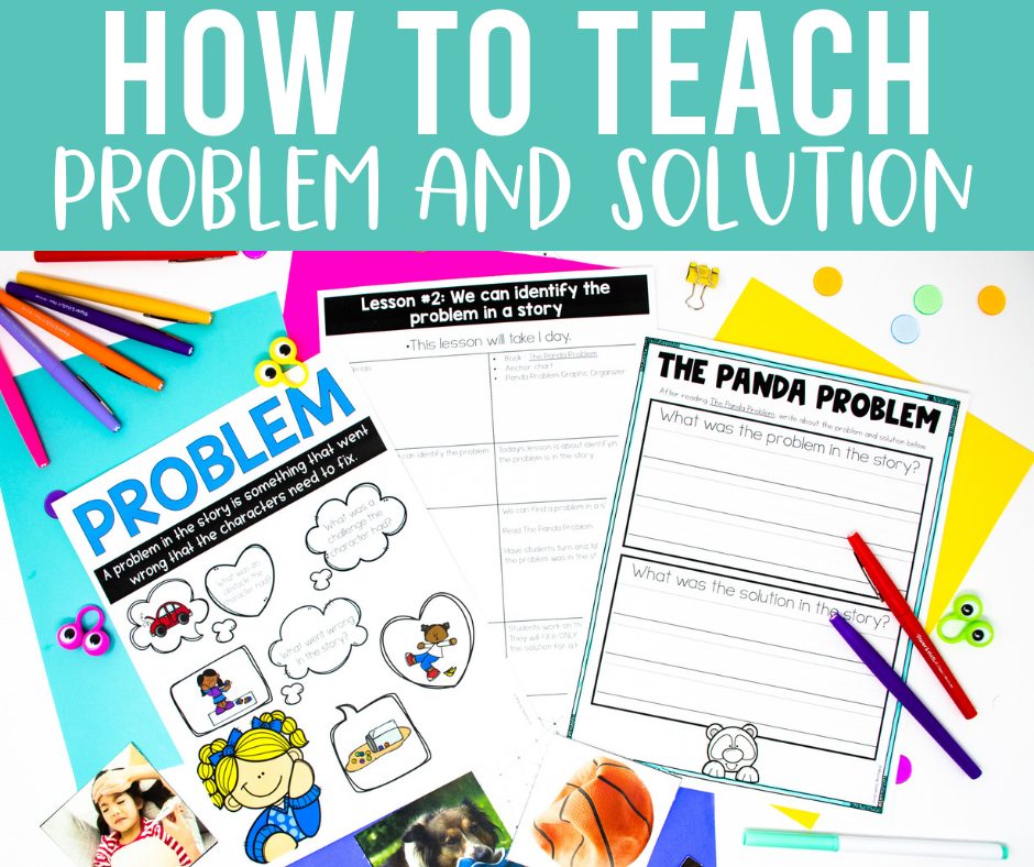 problem solution graphic organizer first grade