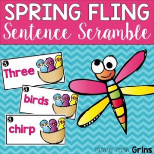 Spring Sentence Scramble