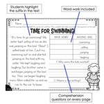 Suffix Reading Passages | Distance Learning - Missing Tooth Grins