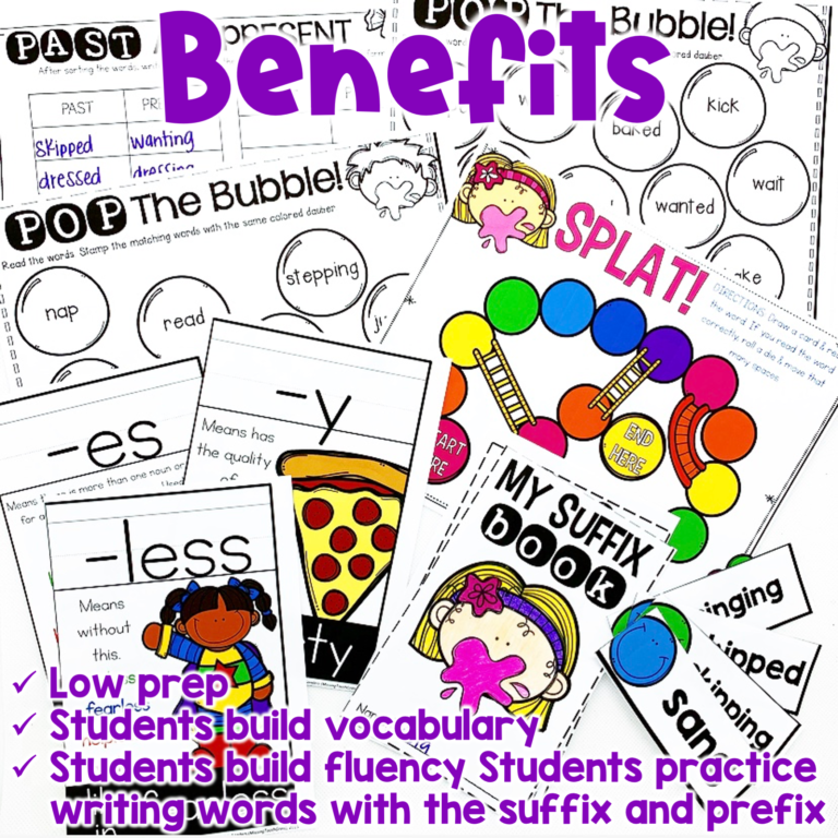 Prefix and Suffix Activities and Reading Passages Bundle - Missing ...