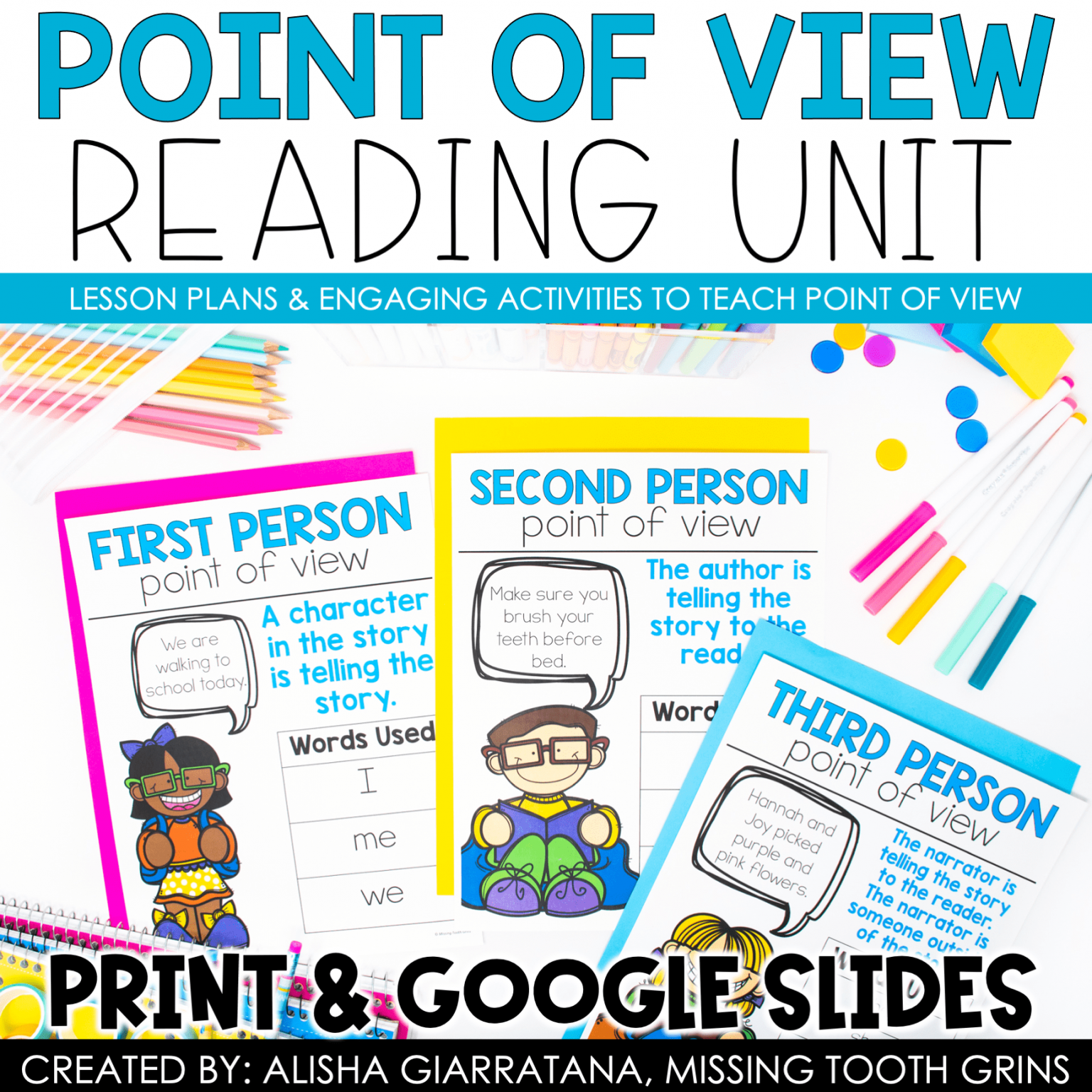 Point Of View Reading Comprehension Lessons - Missing Tooth Grins