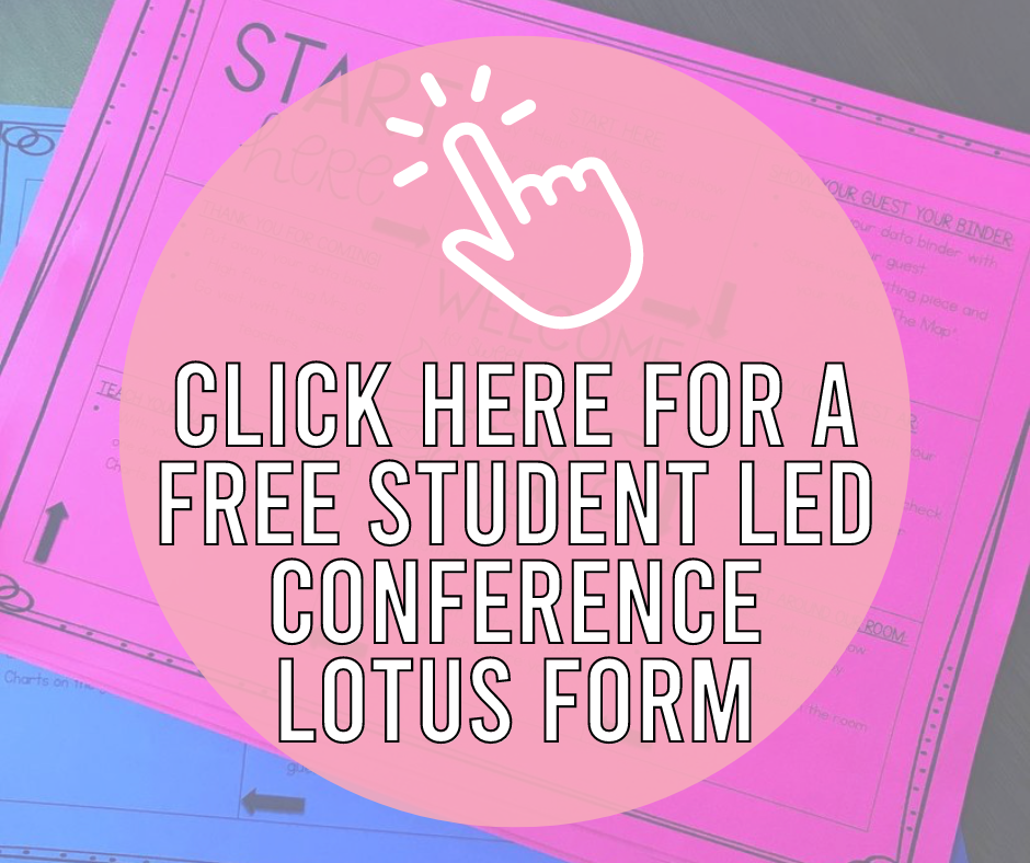 Click here for a FREE Student Led Conference Lotus Form