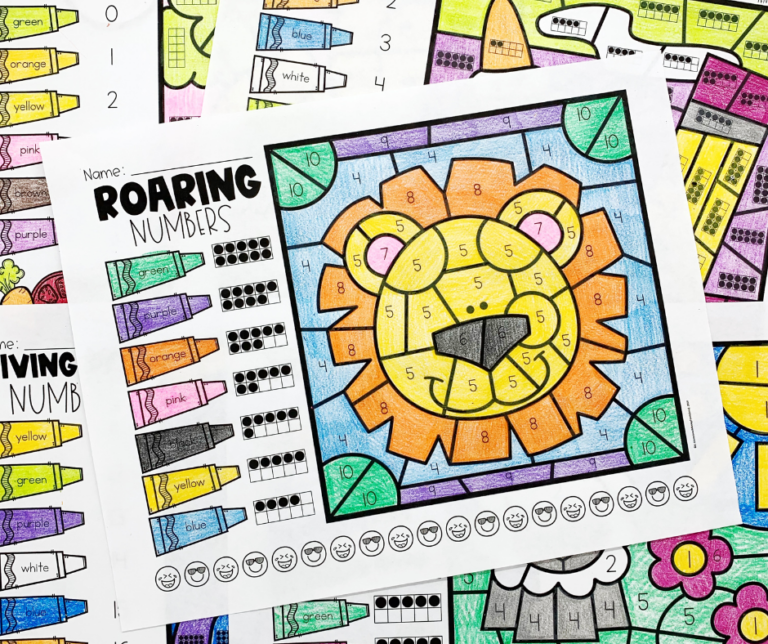 Why Color By Code Worksheets Work For Kids - Missing Tooth Grins