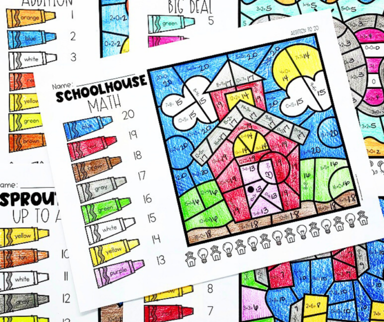 Why Color By Code Worksheets Work For Kids - Missing Tooth Grins