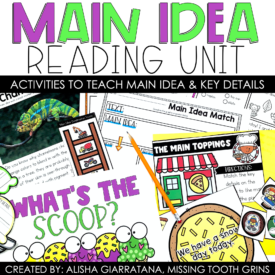 Teaching main idea in first and second grade
